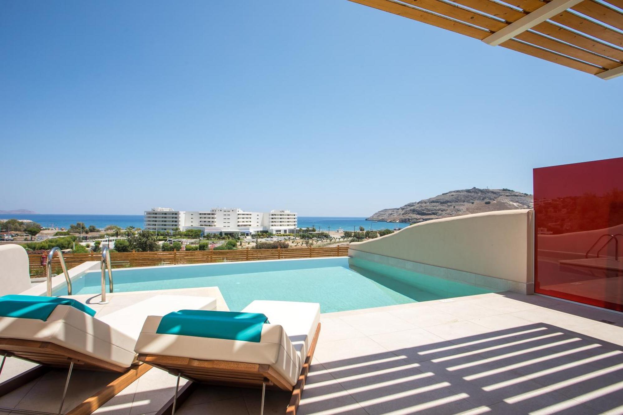 Lindos Bay Hotel Vlicha  المظهر الخارجي الصورة