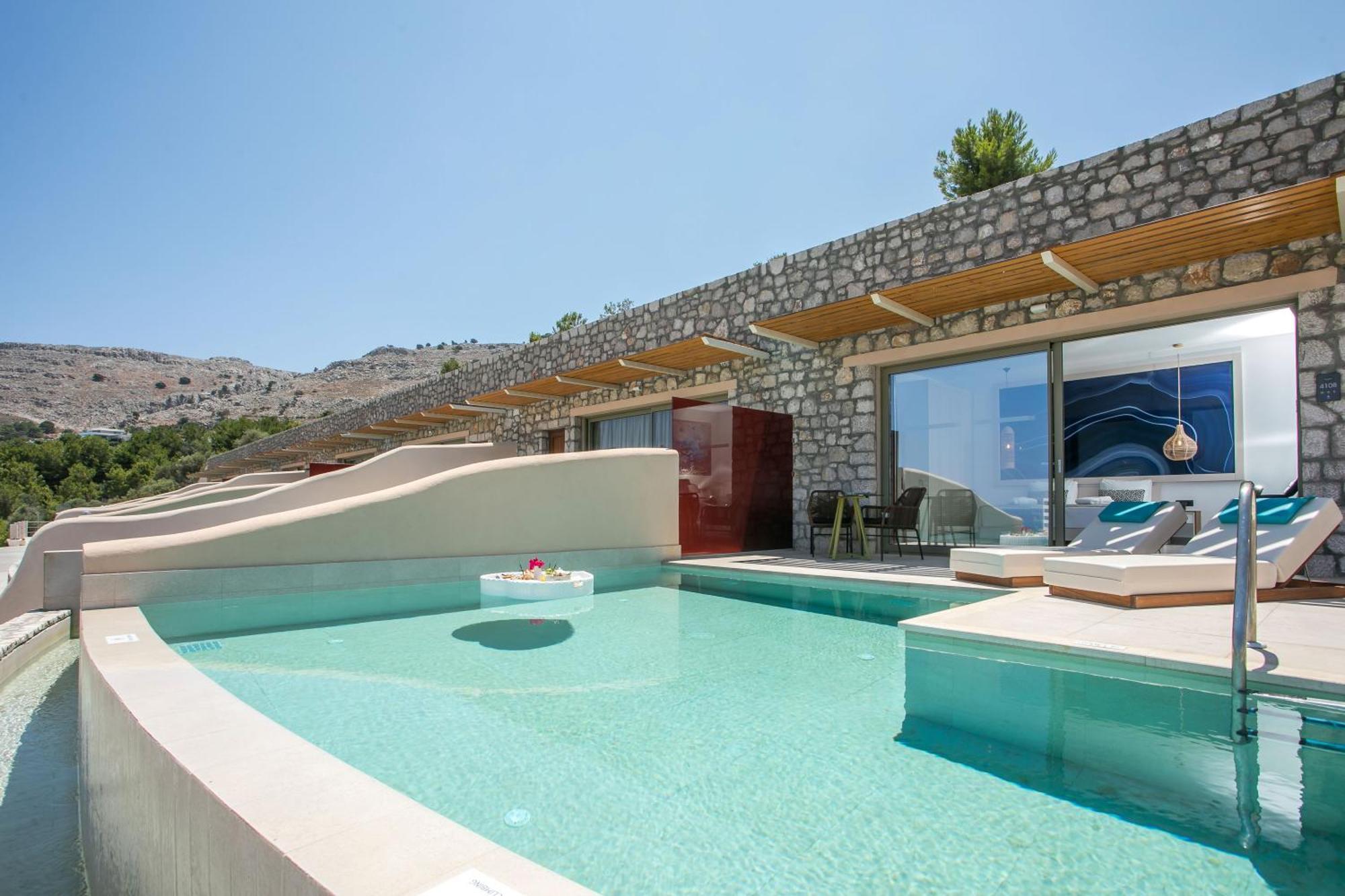 Lindos Bay Hotel Vlicha  المظهر الخارجي الصورة